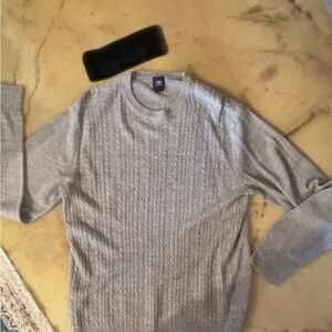 Dockers Men's Beige Crewneck Sweater